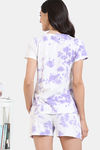 Zivame Dreamverse Knit Cotton Shorts Set - Pink Lavender — thumbnail 4